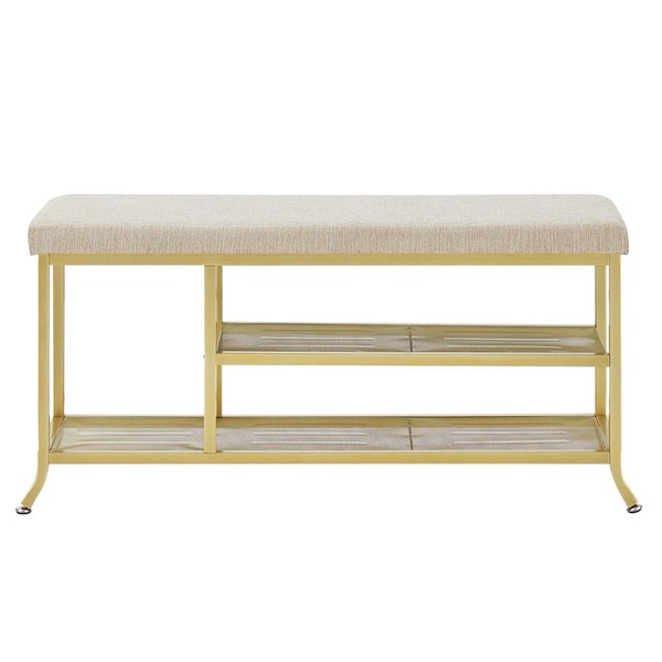 GAOMON Shoe Bench, 2-Tier Shoe Storage Bench for Entryway, Storage