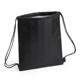 Sammy Agora Insulated Knapsack Interior Aluminum Sports Bag Can Be Easily Wiped Inside Dirt, Shopping, Shoe Holder, Backpack, Black