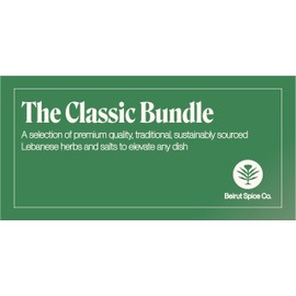 Beirut Spice Co Bundle Of Za'atar, Sumac, And Fleur De Sel, Single Origin, 0 Additives Or Oils