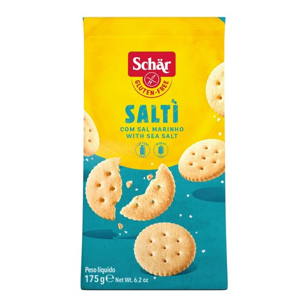 Schar Salti Crackers 175g x 5 Packs, 5 packs bulk