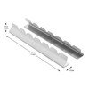 RIMCROW Kabob Rack for Grill, Oven or Smoker; Holds Shish