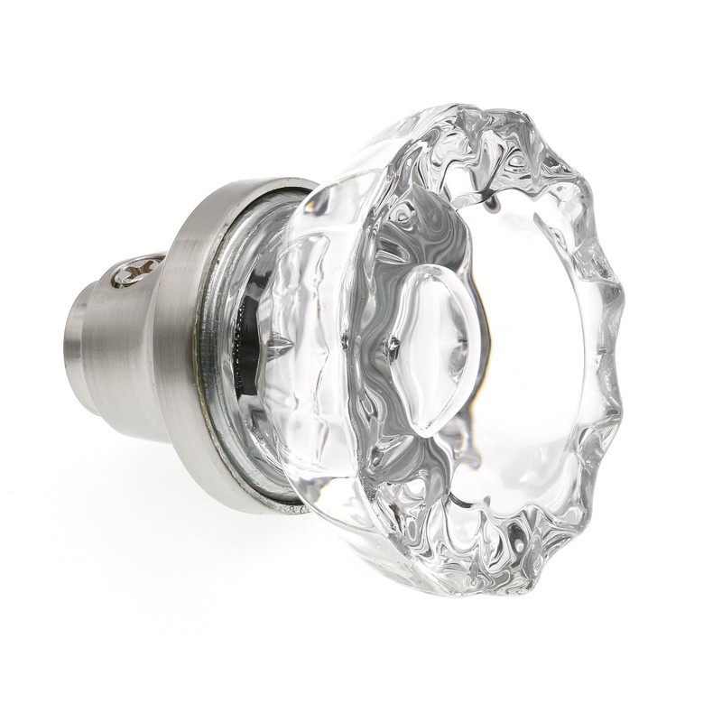 Prime-Line E 28314 Mortise Style Fluted Glass Door Knobs -