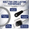 22" Long Sink Drain Cleaning Brush by FryOilSaver Co., Clog
