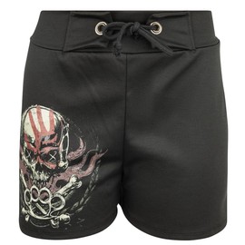 Five Finger Death Punch 100% Pure Women's Shorts Black Band Merch, Bands, black