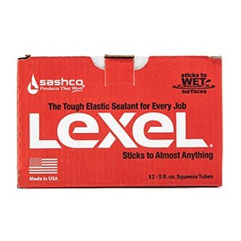 Sashco - 13013-12 Lexel, 5 Ounce Squeeze Tube, Clear (Pack of 12)