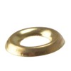 Screw Cup Washer No. 10 Electro Brass Plated Screw Surface