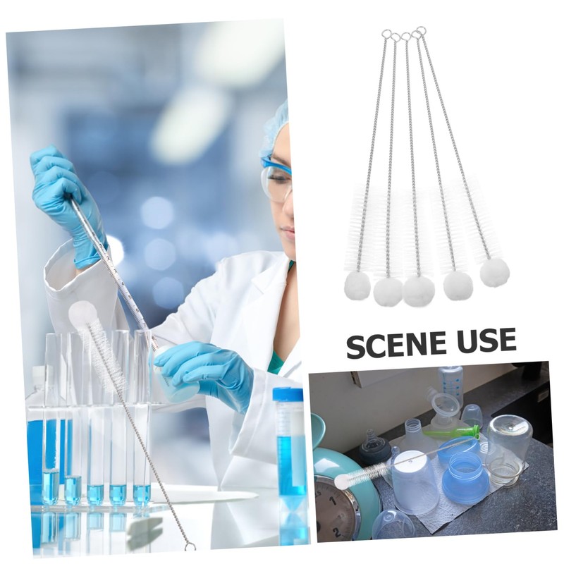 COLLBATH 5 Pack Softy Tip Nylon Brush Cotton Tip for