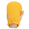 OHPHCALL Double-Sided Exfoliating Gloves 4pcs Open-Finger Bath Scrubber Mitts for