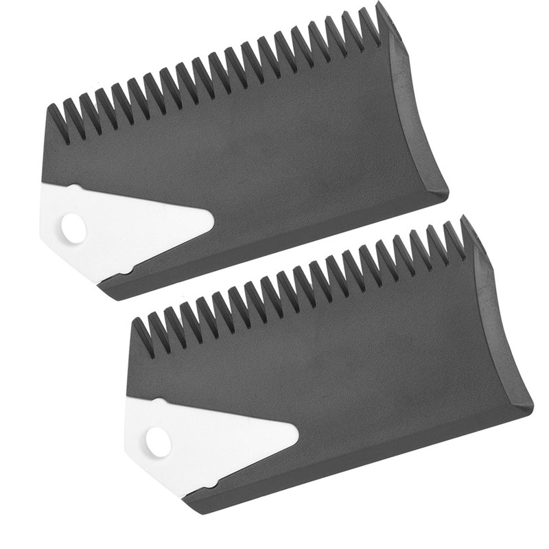 HilBeliFU 2Pcs Surfboard Wax Comb, PVC Surfboard Wax Scraper with