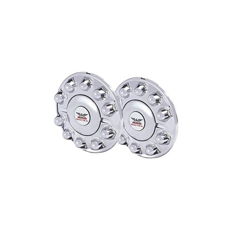 Front Hub Cover Kit, Phoenix USA QH1002F-x2, FRONT SET, Fits