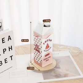 Unique Designed Vintage Inspired Decorative Ceramic Vase, Unique Table Flower Vases for Home/Funky Home Decor/Garden/Office, Watermelon.