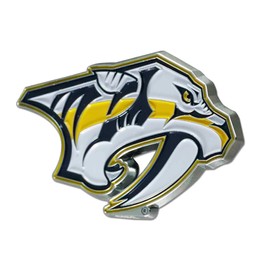 FANMATS 23101 Nashville Predators 3D Color Metal Emblem, Diecut Team Logo Auto Emblem