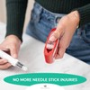 PocketSharps - Pocket-Size Travel Sharps Container for Pen Needles, Lancets,