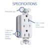 Legrand Pass & Seymour 5262WSP 15 Amp 125V Extra-Heavy Duty