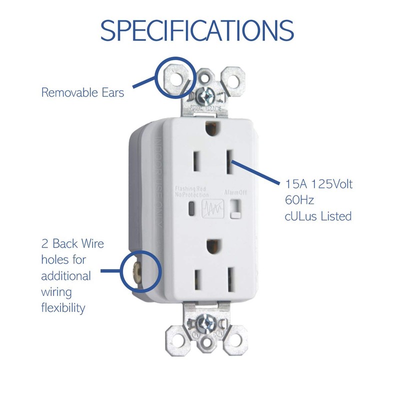 Legrand Pass & Seymour 5262WSP 15 Amp 125V Extra-Heavy Duty