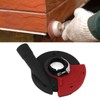 5 In Power Grinding Dust Shroud Iron PA66 Red Black