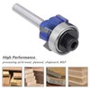 Mesee 4-Teeth R1 Round Over Router Bit, 1/4 Inch Shank