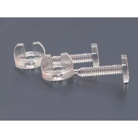 Exhivit Tornillo Plastico, Viking Clip 3/4 Transparente 650 Piezas