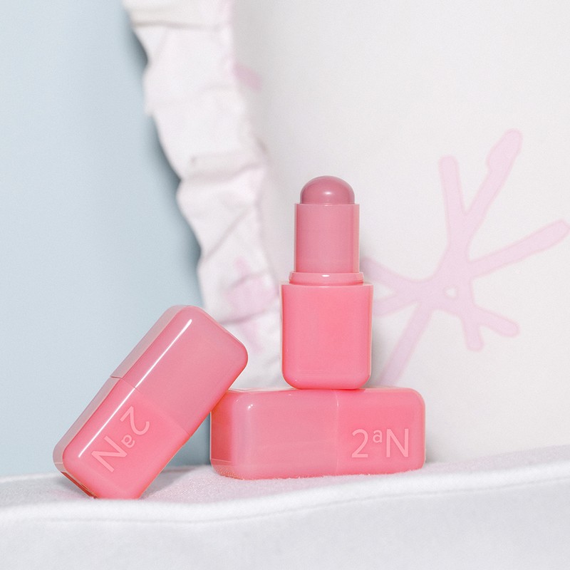 2aN Pocket Cotton Blurring Stick 3.5g - [SET] 03 Berry