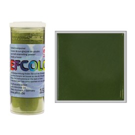 EFCOLOR 10 ml Opaque Low Temperature Enamelling Powder, Olive