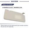Magimaker Passenger Side Sun Visor Fit for Nissan Versa 2007