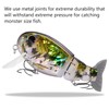 BASSROCK Topwater Fishing Lures for Bass Pike Salmon Floating Swimbait