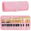 Makeup Brush Holder Travel, Compact Lightweight Accessory for Travel and