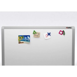 Dahle Mega Magnet Mini Set of 4 Magnets in Geometric Shapes 45 x 45 mm Blue Pink Yellow Green