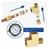 ECSiNG Angle Adapter M10x1 T-Distributor Oil Pressure Sensor Tee Connecter