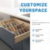 Pack of 4 Adjustable Spice Rack for Drawers, Spice Rack,