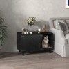 GDLF Modern Wood Pet Crate Cat Washroom Hidden Litter Box