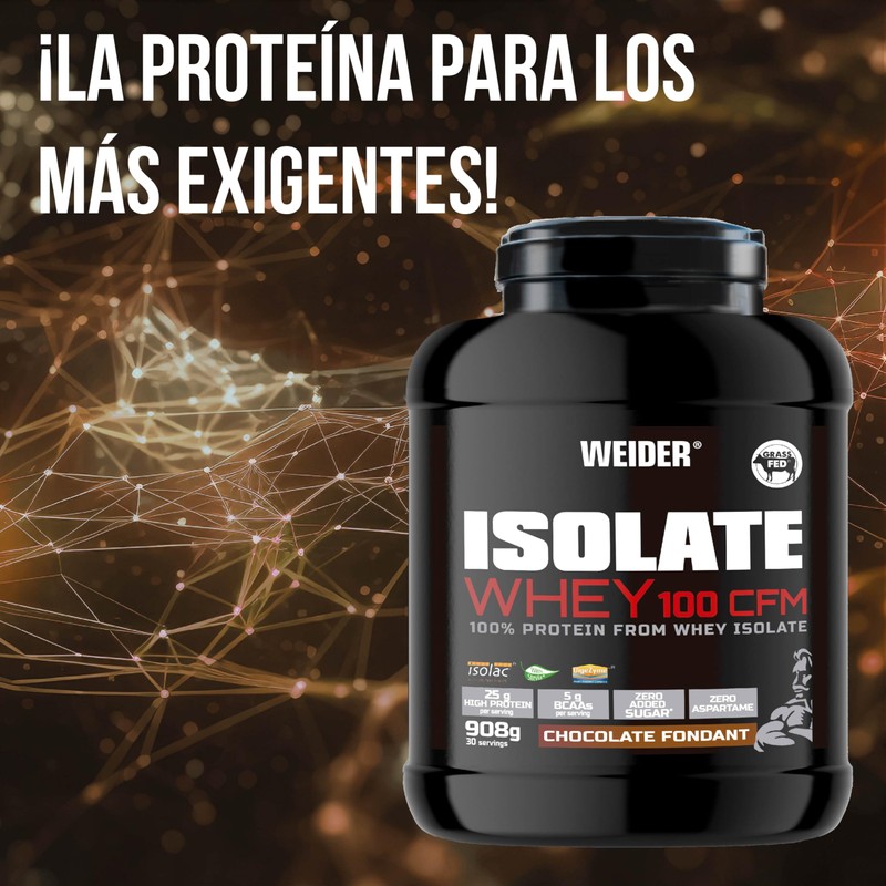 Weider Isolate Whey 100CFM 908 Gr - 100% Protein de