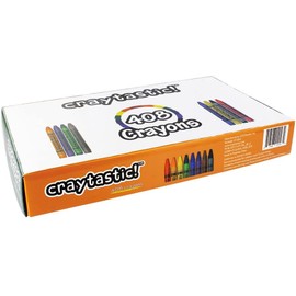 408-Count Crayon Premium Class Pack, Best-Buy Assortment (8 Colors, Full Size 3.5 Inch) Safety Tested Compliant with ASTM D-4236