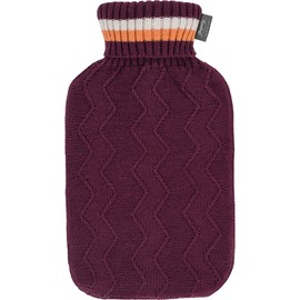 fashy Hot Water Bottle with Knitted Cover 2.0 L Brugund