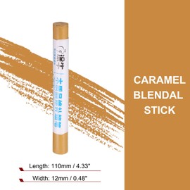 HARFINGTON Wood Filler Sticks Wood Furniture Scratch Repair Filler Sticks Furniture Touch Up Markers with Yellow Scraper for Wood Holes Wood Floor Table Door Cabinet, Caramel