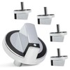 Upgraded W10284885 Control Knob 5 Pack Compatible with Whirlpool W10284885,WPW10284885,1874811,AP6018699,PS11752001,EAP11752001,PD00005137(5