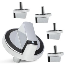 Upgraded W10284885 Control Knob 5 Pack Compatible with Whirlpool W10284885,WPW10284885,1874811,AP6018699,PS11752001,EAP11752001,PD00005137(5 Pack)