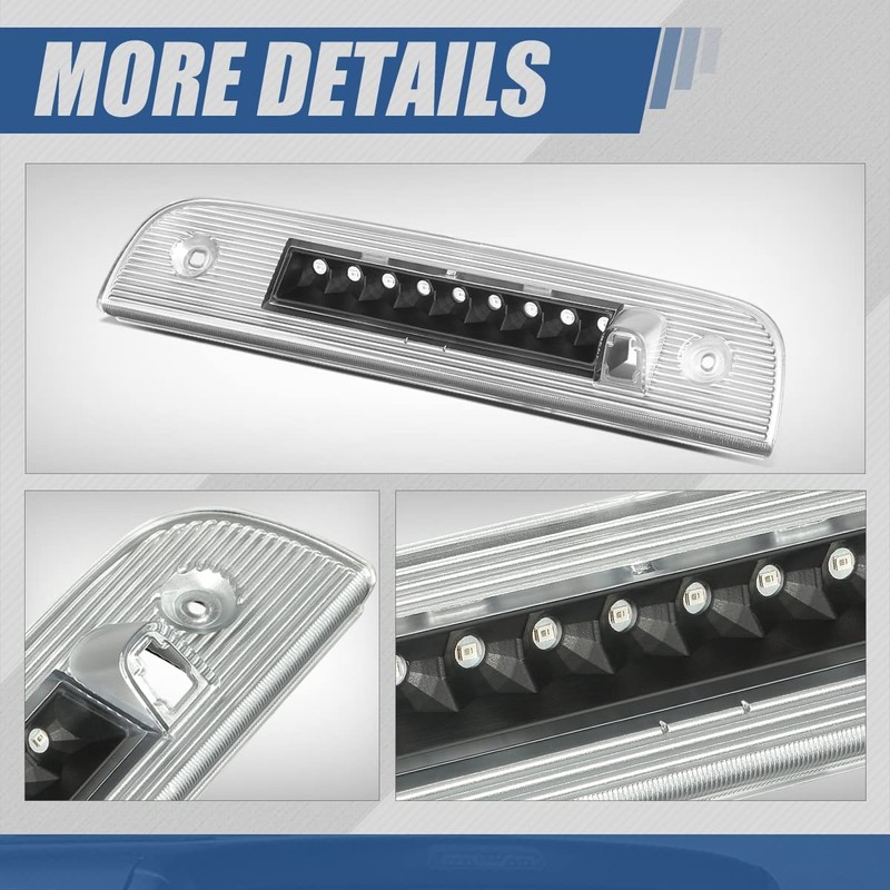 Auto Dynasty Rear Center Black Housing Full LED 3rd Third