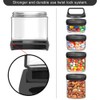 SELEWARE Stackable Snack Jars, Twist Lock Stackable Containers Set, Food
