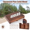 Wooden one Step Stool- Solid Pine Wood Step Riser with