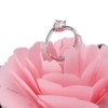 3D Rose Pop up Ring Box Wedding Engagement Jewelry Storage