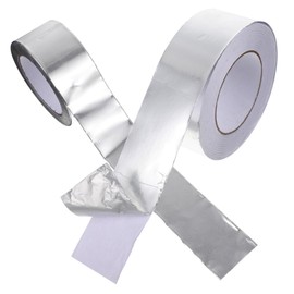 STOBOK 2rolls Heat Resistant Aluminum Foil Tape Tape for Kitchen Furnace Electronics