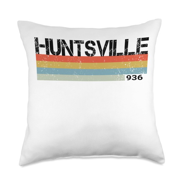 Huntsville Texas 936 Area Code Huntsville, Texas Throw Pillow, 18x18,