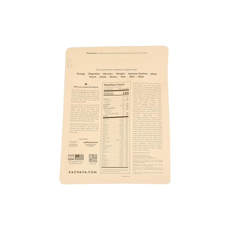 Ka'Chava KaChava Shake Powder - 7 Serve 3.0 (7 Servings,