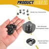 110 Sets Chicago Screws Kit- M5x4,5,6,8,10,12mm Assorted Leather Screw Rivets