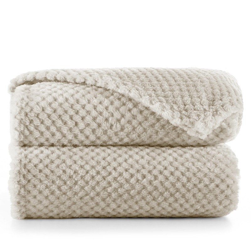 DecoKing Scandanavian style Blanket microfibre cosy Blanket Fleece bedspread Soft