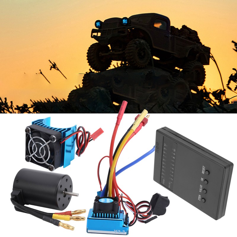 3650 Motor 2300KV+ 120A Brushless ESC + Program Card +