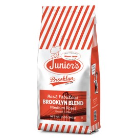 Junior's Most Fabulous Ground Coffee, 12 oz (Brooklyn Blend, 1 bag)