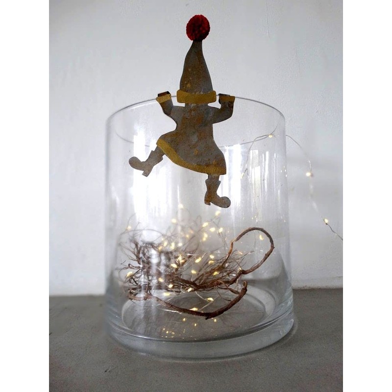 Good old Friends Climbing gnome, rust gold