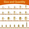 Preciva Threaded Inserts Set, 300Pcs Heat Set Inserts with M2